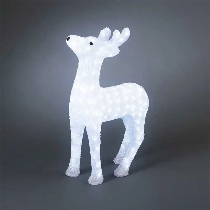 Reindeer outdoor Christmas decoration made from acrylic