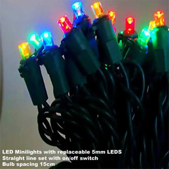 50 Multi Colour Indoor Christmas Lights