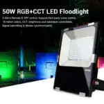 50W Narrow Beam Colour Changing Floodlight