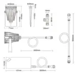 Smart Spot Spike Light Dimension