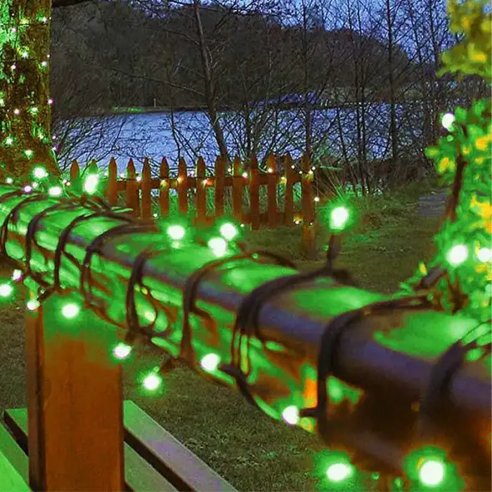 Connectable Low Voltage LED String Lights Green