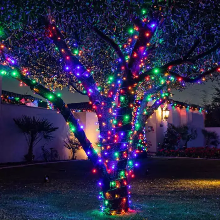 Connectable Multicolour Outdoor Christmas Tree Lights