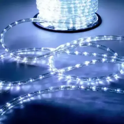 Ice White LED Rope Light in 50 metre roll