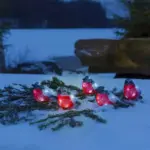 LED Acrylic Bullfinch Christmas Decor