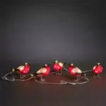 LED Acrylic Bullfinch Christmas Decor