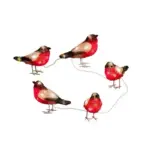 LED Acrylic Bullfinch Christmas Decor