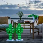 LED Acrylic Cactus Garden Decor