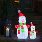 LED Acrylic Snowman For Outdoor Christmas Decoration 90CM in Size