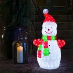 LED Acrylic Snowman For Outdoor Christmas Decoration 90CM in Size