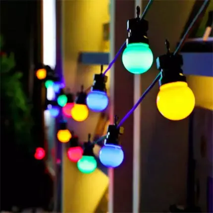 LED Multi Coloured Festoon Lights