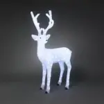 LED Reindeer Outdoor Christmas Decoration in 130CM Size