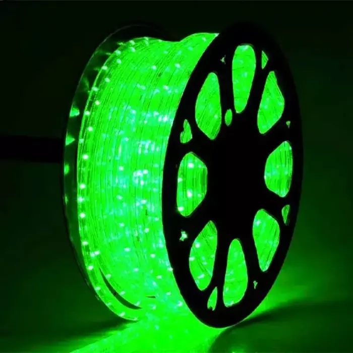 LED Rope Light Green 50Mtr Roll