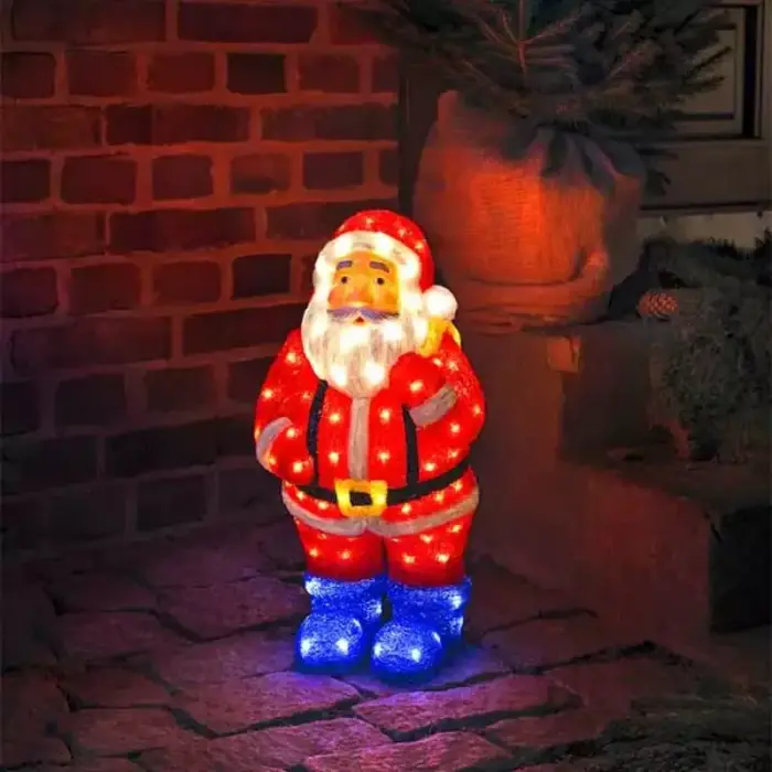 LED Santa Outdoor Christmas Decoration in 55CM Size