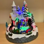 Musical Christmas Village Scene