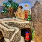 Musical Mountain Christmas Village Scene