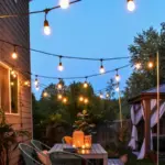 Outdoor 10 Metres Festoon Lights Harness