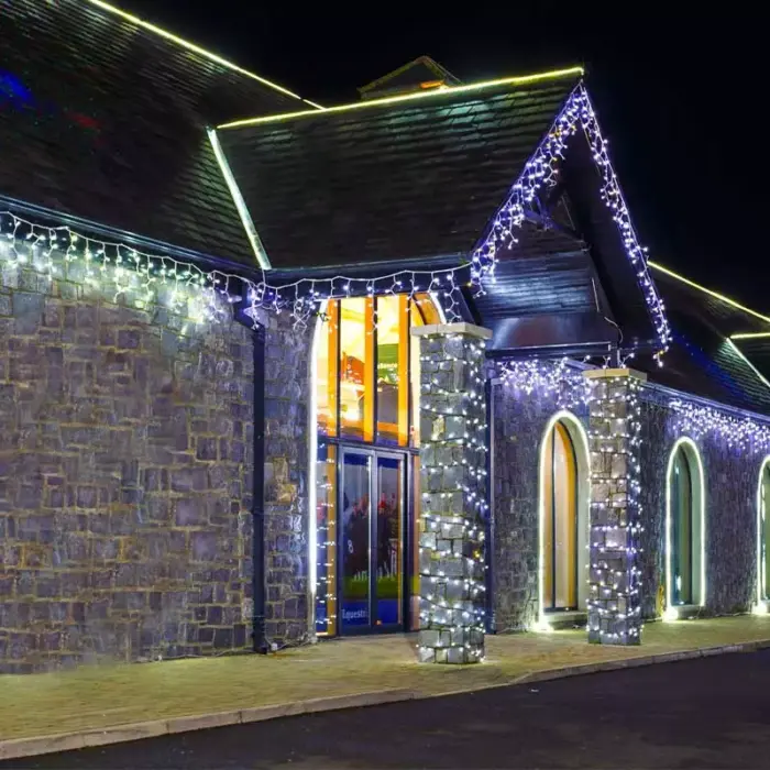 Outdoor LED Icicle Christmas Lights