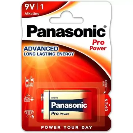 Panasonic Alkaline Pro Power 9V Battery