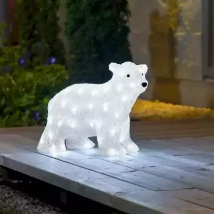 Polar Bear Outdoor Christmas Decoration