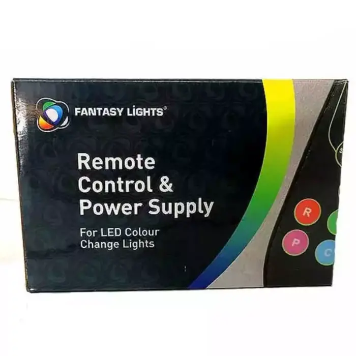 Power Lead & Remote Controller For Colour Changing Christmas Lights