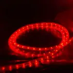 RED LED rope light in 50 metres roll