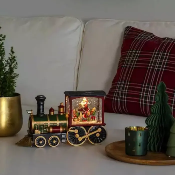 Santa Train Christmas Tabletop Decor