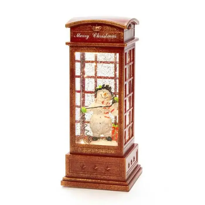 Snowman Phone Box Christmas Tabletop Decor