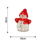 Acrylic Snowman For Outdoor Christmas Decoration