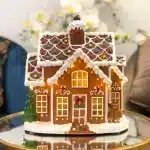 Gingerbread House Christmas Table Decoration