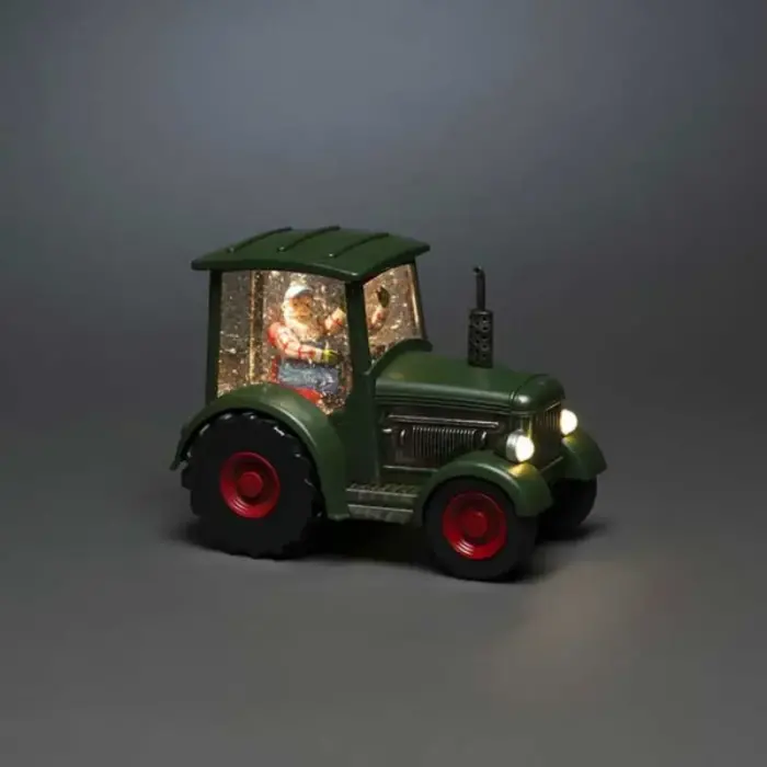 Green Tractor Christmas Table Decoration