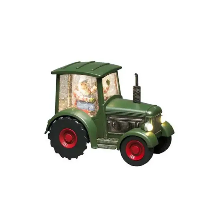 Green Tractor Christmas Table Decoration