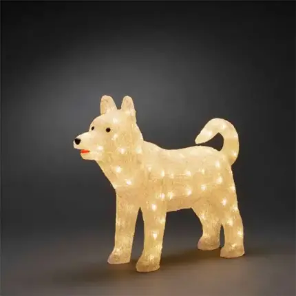 LED Husky Dog For Outdoor Decoration