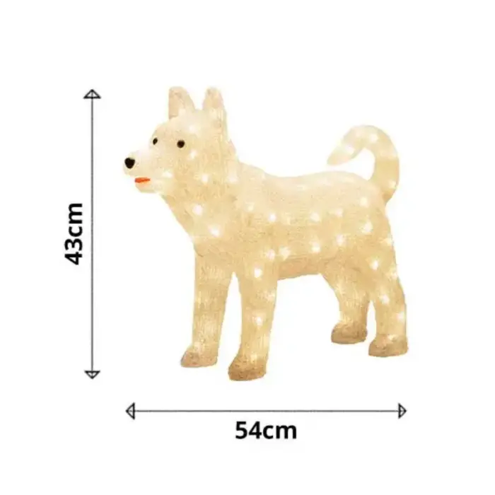 LED Husky Dog For Outdoor Decoration