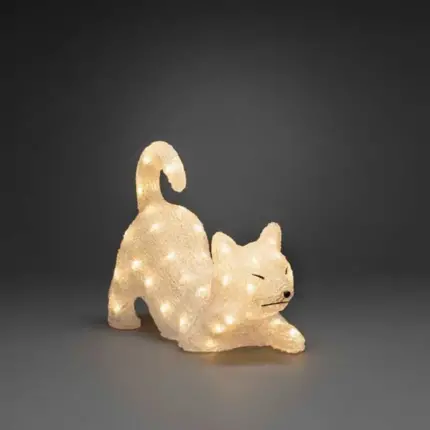 LED Laying Cat For Outdoor Decoration