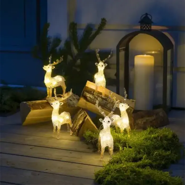 LED Reindeer Set For Outdoor Christmas Decoration