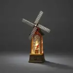 Windmill With Santa Christmas Tabletop Decoration