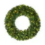 Outdoor Christmas Pre-Lit Wreath 100CM