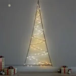 2D Twinkly Multicolour + White LED Christmas Light Tree