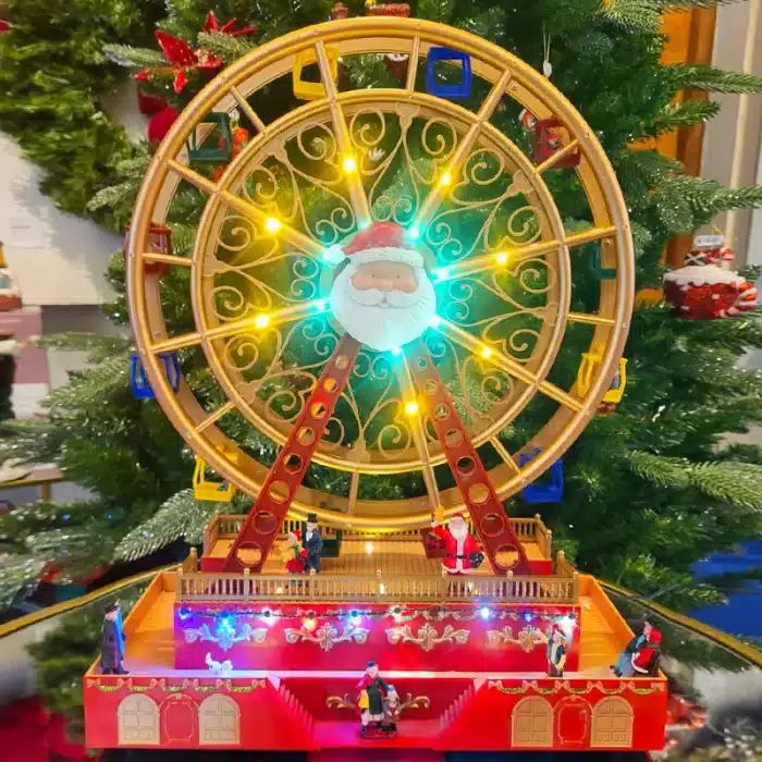 Musical Christmas Animated Ferris Wheel Table Decoration