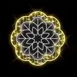 2D Christmas Snowflake Decoration