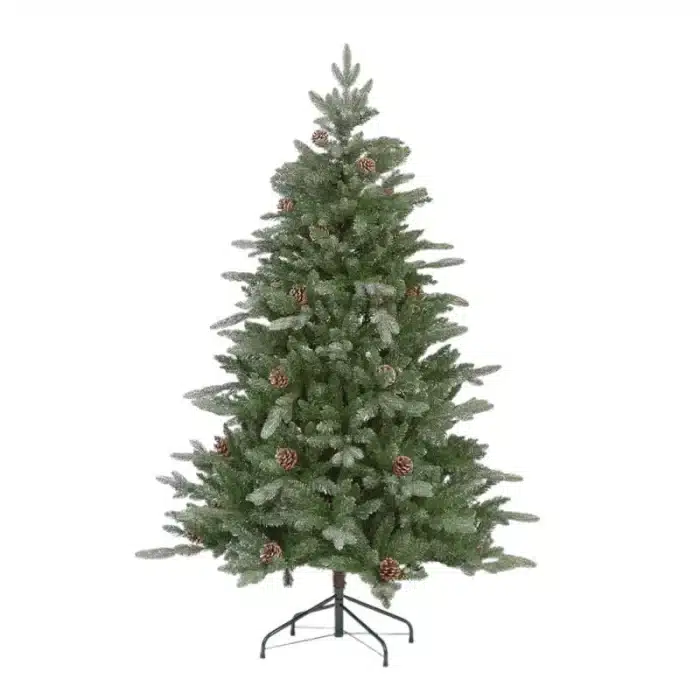 7ft Artificial Christmas Tree With Pine Cones