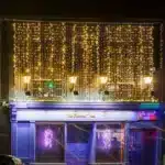 Connectable curtain lights 6m warm white with ice white flash product image