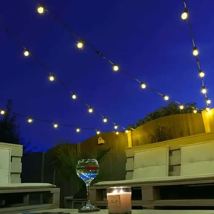 15 LED Connectable Pear Shaped Bulbs Festoon Lights