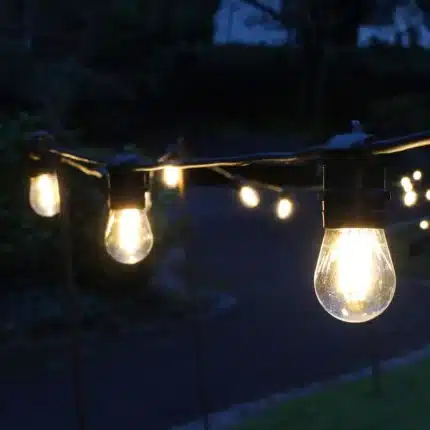 15 LED Connectable Pear Shaped Bulbs Festoon Lights