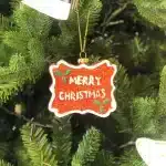 Merry Christmas Sign Christmas Tree Decoration