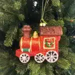 Red Train Christmas Tree Decoration