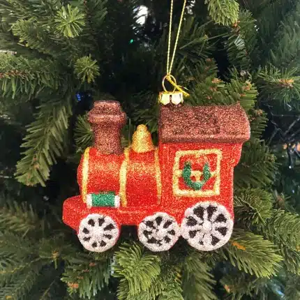 Red Train Christmas Tree Decoration