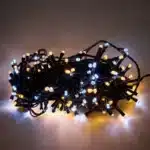 200 LED warm white with ice white flash battery operated Christmas lights product image