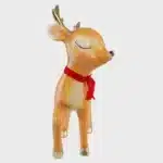 Vintage Bambi reindeer Christmas decoration front view