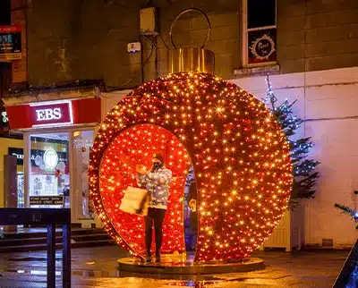 Commercial Christmas lighting and decorations Ireland